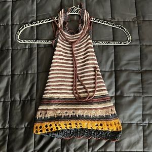 Crochet Boho Halter Top